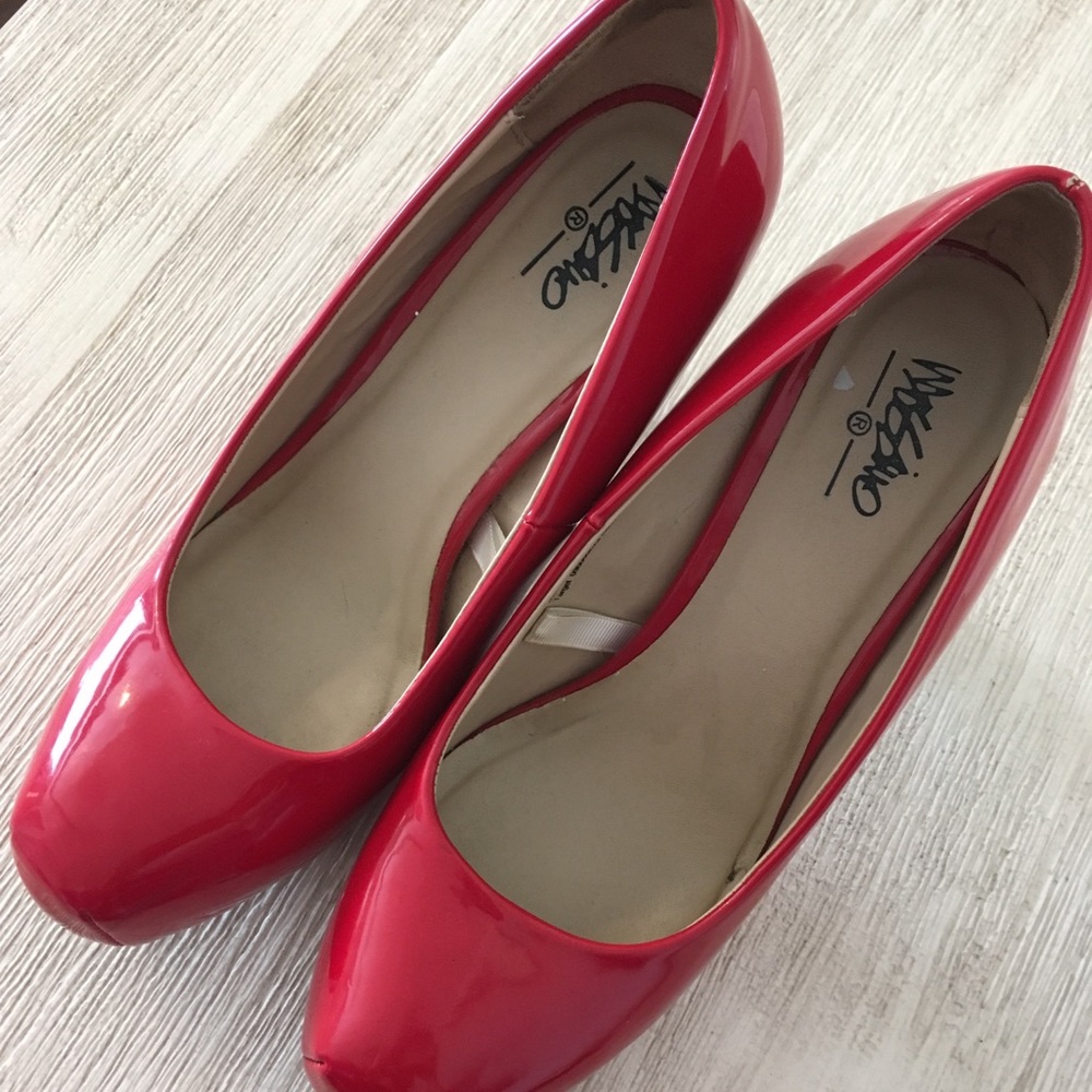 Red Mossimo Target brand heels